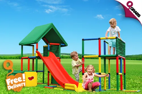 From QR150 Keep Moving with Indoor & Outdoor Play Sets for Your Little One with FREE Delivery - Perfect for Holiday Presents! (Up to QR5360 Value)